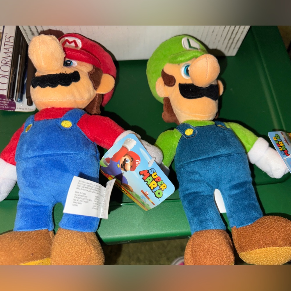 Nintendo Super Mario Plush Mario and Luigi